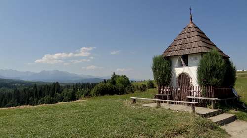 Chapel on Przełęcz nad Łapszanką