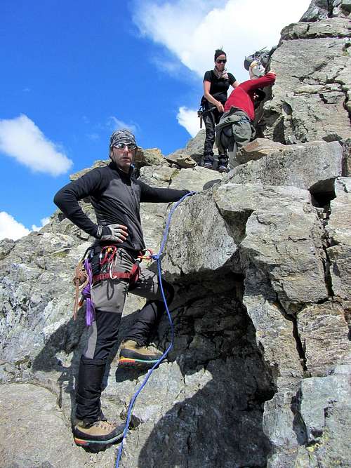 Descending the Dreiländerspitze