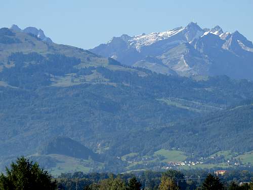 Alpstein Range with Altmann and Saentis
