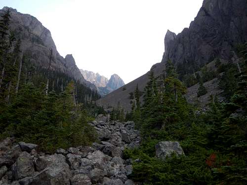 The Mouth of Avalanche Canyon