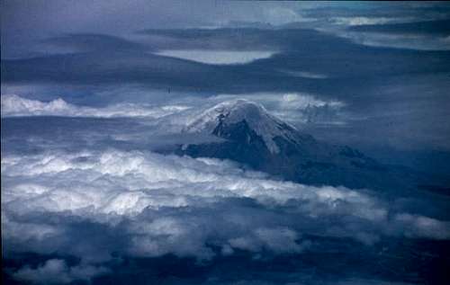 Chimborazo from air (looking...