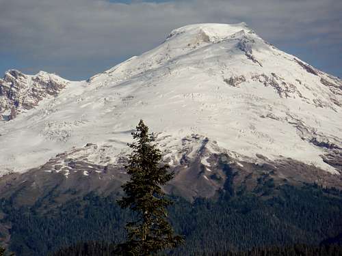 Closeup of Mount Baker
