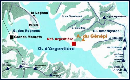Aiguille du Génépi map
