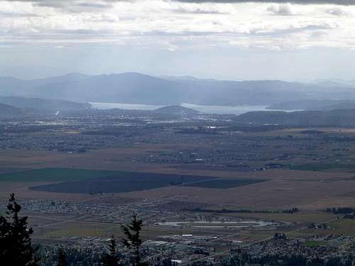 Coeur d'Alene from Rathdrum Mountain