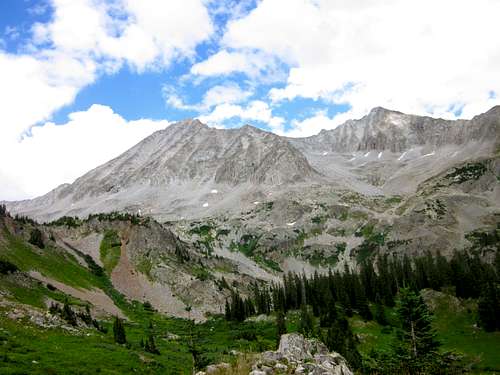 Snowmass Mountain from Lead King Basin