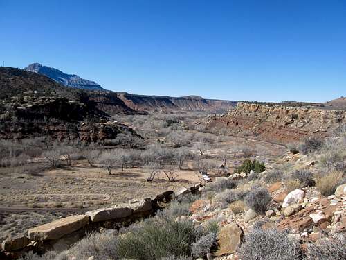 the highway and Virgin River