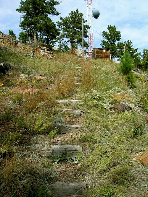 Old Steps to Battle Mountain Fire Tower