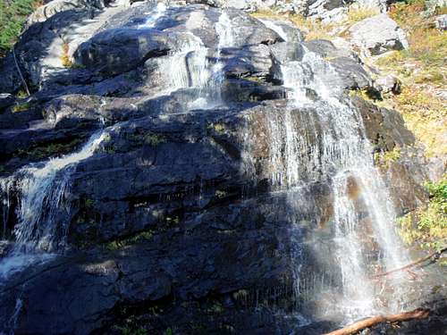 The Major Waterfall on the trail
