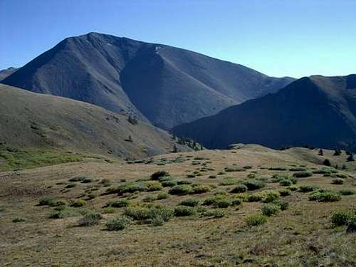 San Luis Peak from the trail.