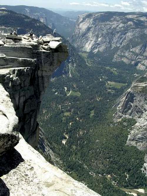 View from Half Dome looking...