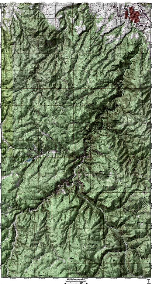 Map of Spearfish Canyon