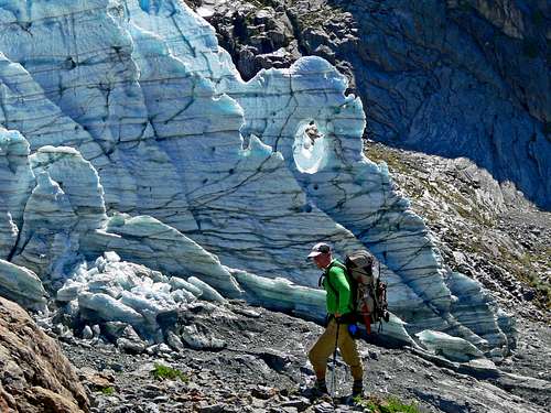 ExcitableBoy with the Lower Curtis Glacier