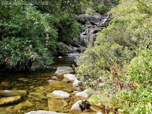 River cross- Serra Negra peak trail