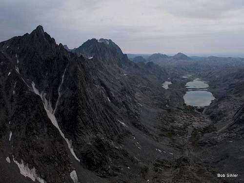 Titcomb Basin from Bobs Towers Highpoint