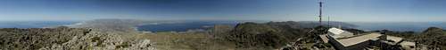 360° summit panorama from Afentis Stavromenos