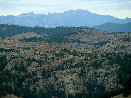 Black Elk Peak Telephoto View