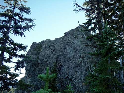 The final summit rock