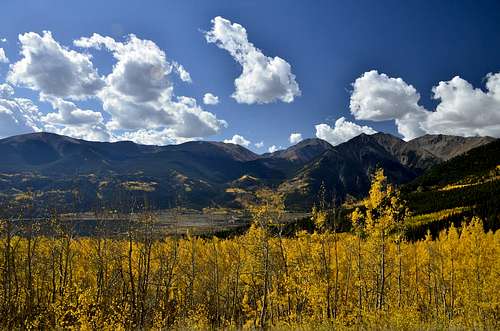 Fall bellow Mt. Elbert, Colorado