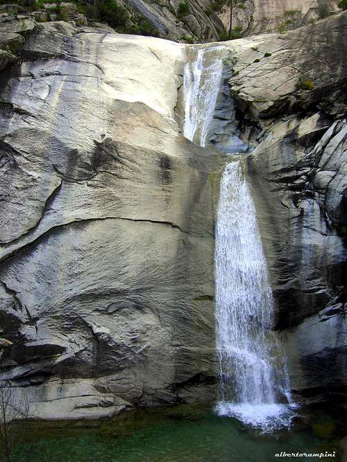 Purcaraccia canyon waterfalls