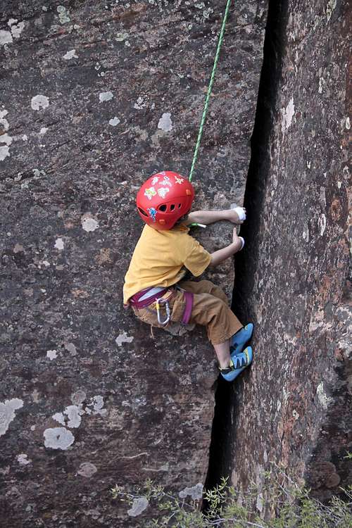 Little rock climber