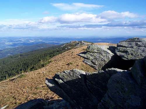 View from the summit of Niederwechsel