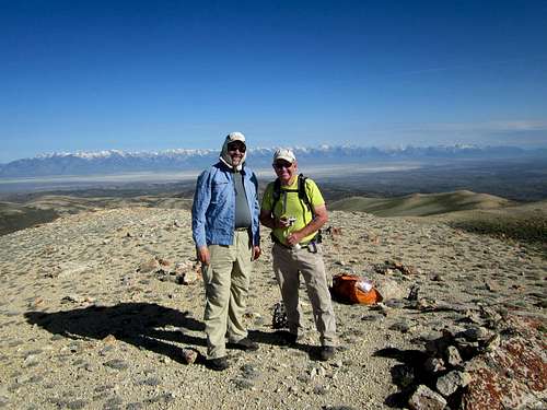 Ken and I atop High Bald in Nevada