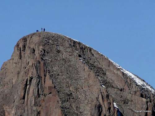 Climbers on top of Wetterhorn