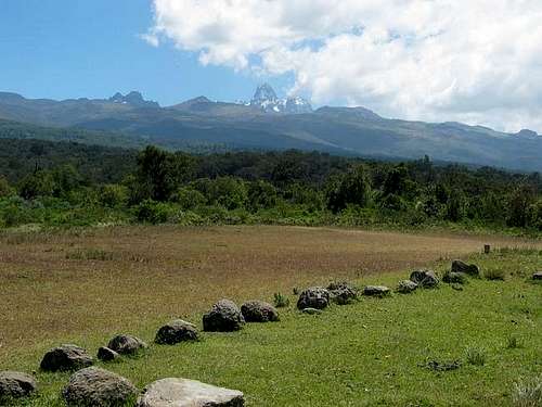 View of Mt. Kenya from the...
