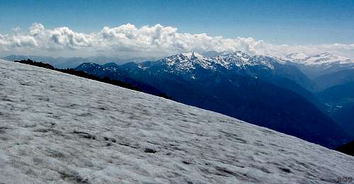 The Ortler Group from the Gfallwand summit plateau