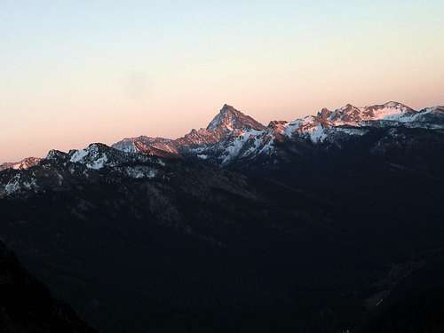Mt Stuart at dusk