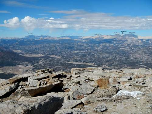 Summits Visible from Olancha