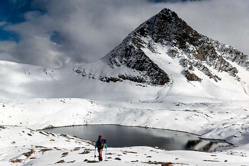 Un-named lake and mountain