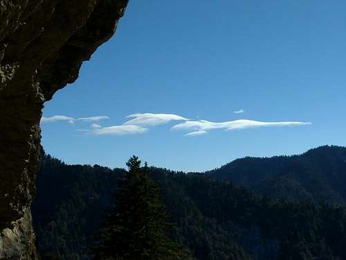 Smoky mountain clouds from...