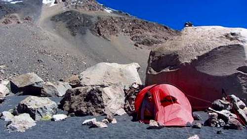Our base camp on Parinacota
