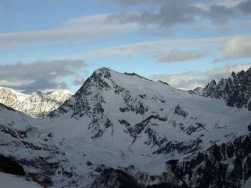 Il mont Gelé (3518 m.) dalla...
