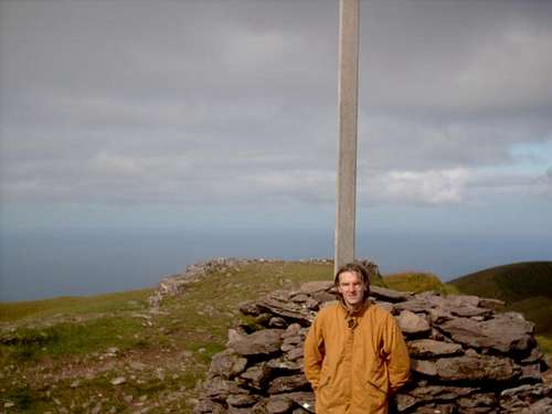 Me at the top. My first irish...