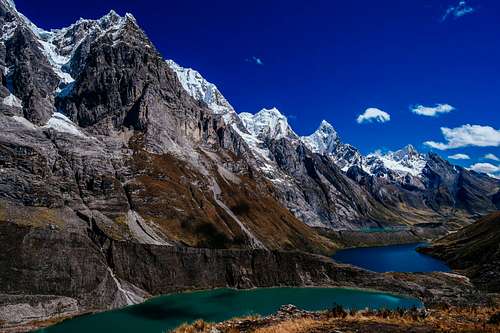 Three Lakes, Huayhuash Trek Peru