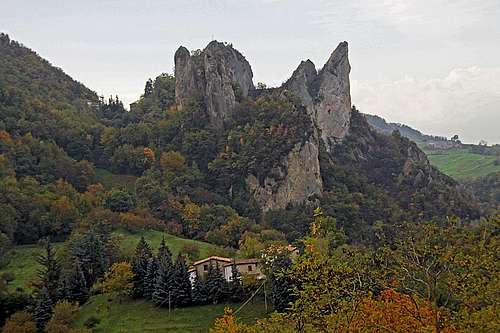 Rocca Malatina from the NW