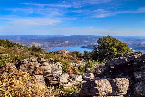 Southeast over Clearlake from Wright Peak