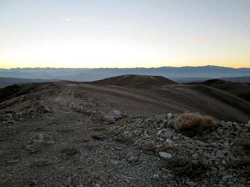 Setting sun 2013 in Nevada