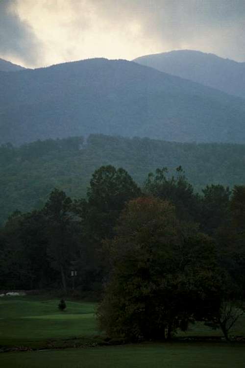 View of the Black Mountain...