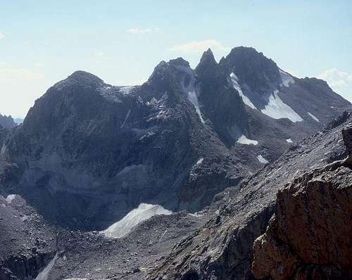 South Teton (right) and its...