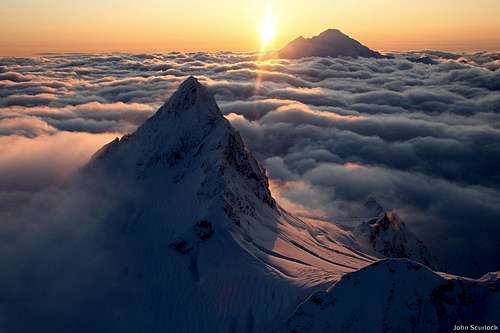 Mount Shuksan Above the Clouds