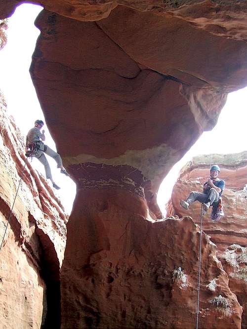 Sandy Bay Simu-Abseil!