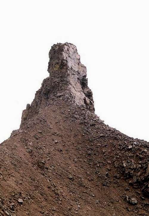 The north basalt pinnacle of...