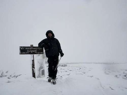 A Novice Winter Approach from a Novelist, Mt. Washington--High Point 2
