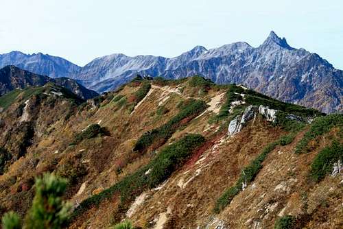 Mt. Yari & Mountain ridges