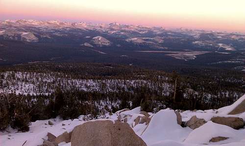 Three Sisters Sunset