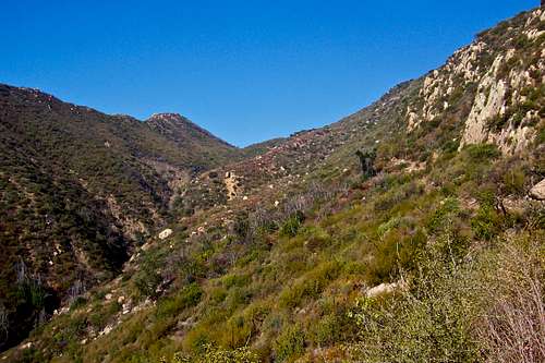 The Connector Trail, Rattlesnake Canyon to Mission Canyon