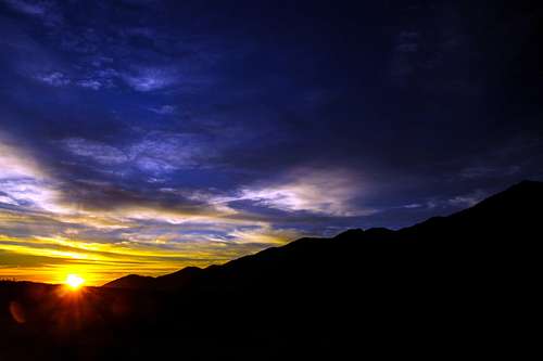 Sunrise on Coachella Valley